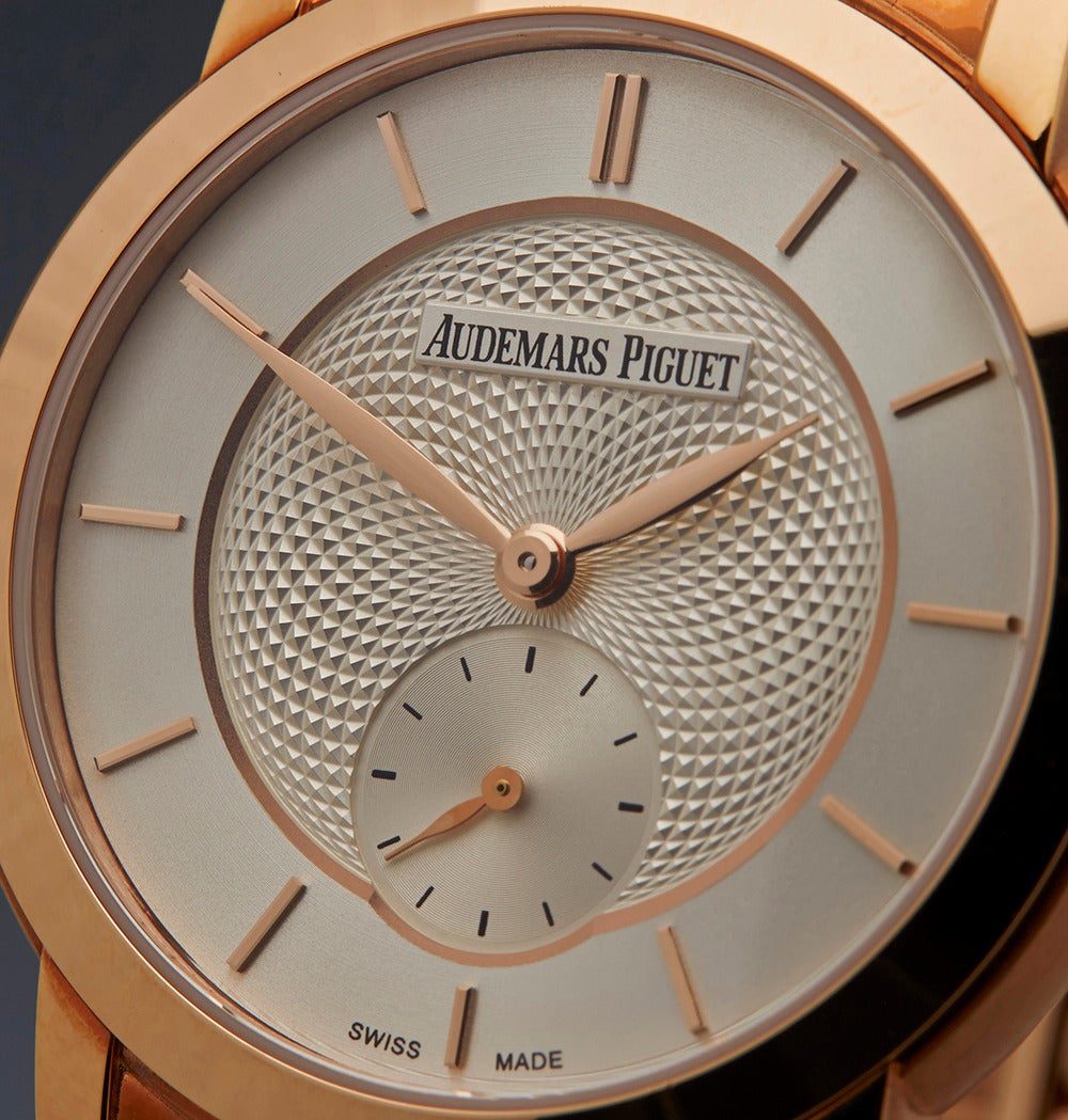 Women's or Men's Audemars Piguet Rose Gold Automatic Wristwatch Ref 77250OR