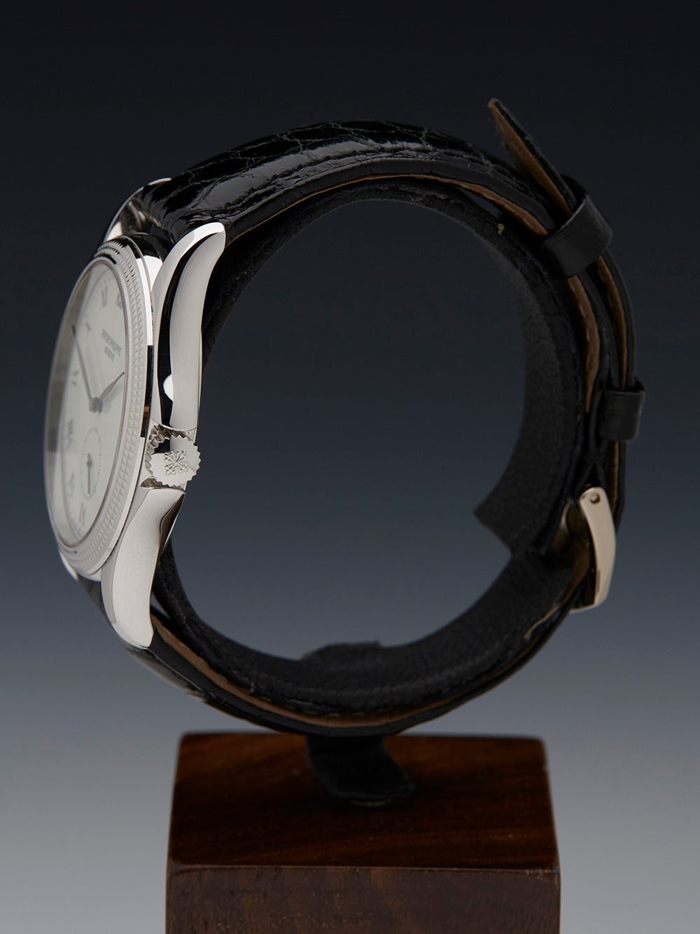 Men's Patek Philippe White Gold Calatrava Wristwatch Ref 5115G-001