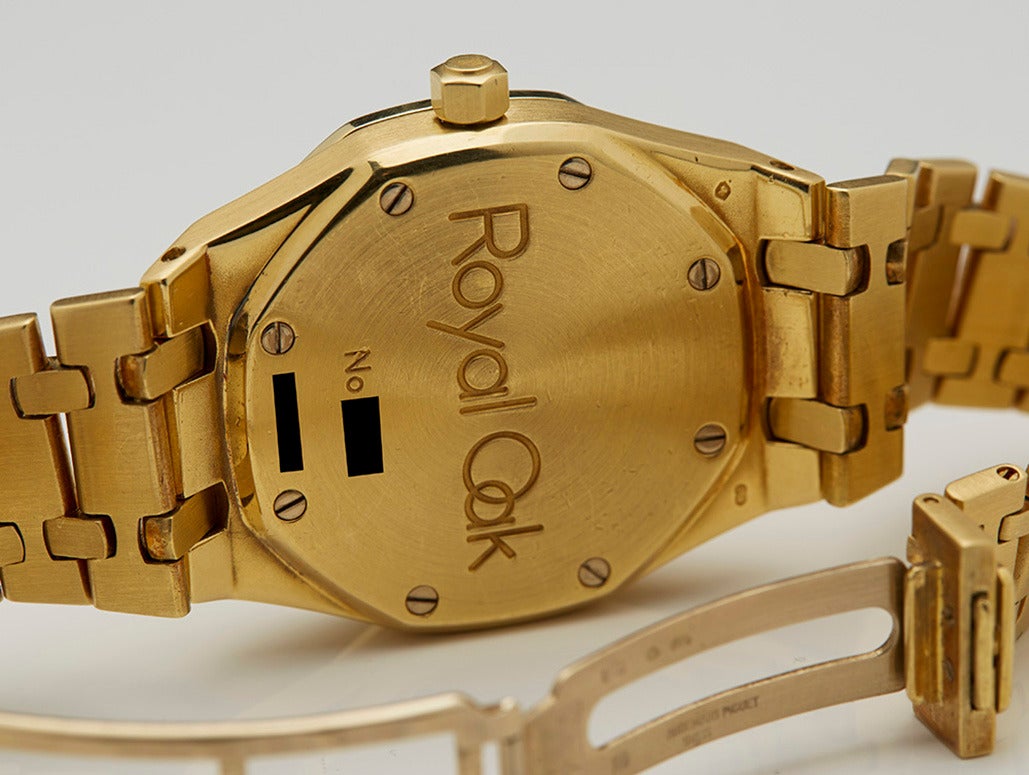 Audemars Piguet Yellow Gold Royal Oak Power Reserve Wristwatch Ref 25730BA 4
