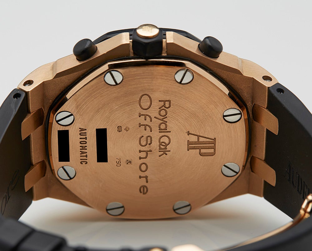 Audemars Piguet Rose Gold Royal Oak Offshore Automatic Wristwatch 2
