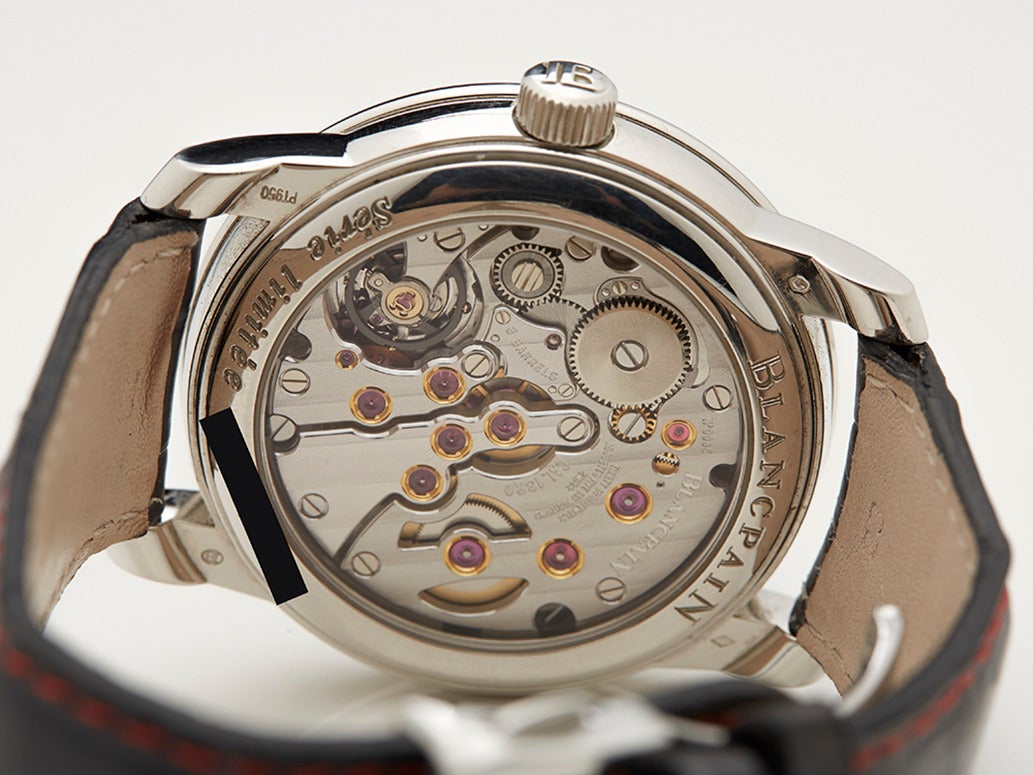 Blancpain Platinum Le Brassus 8 Days Wristwatch Ref 4213-3442-55B 4
