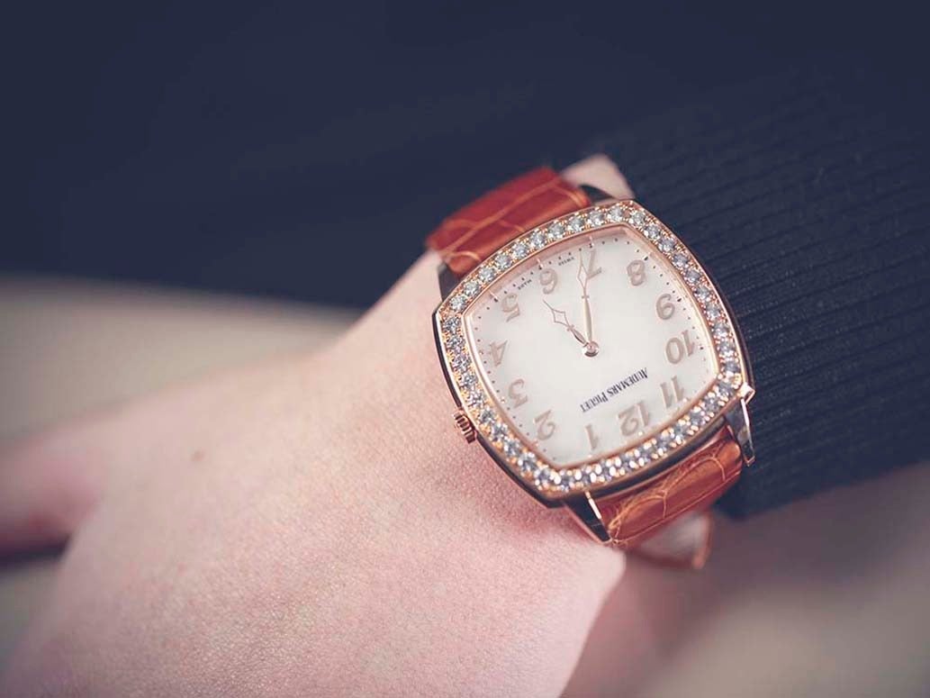 Audemars Piguet Ladies Rose Gold Diamond Tradition Automatic Wristwatch 5