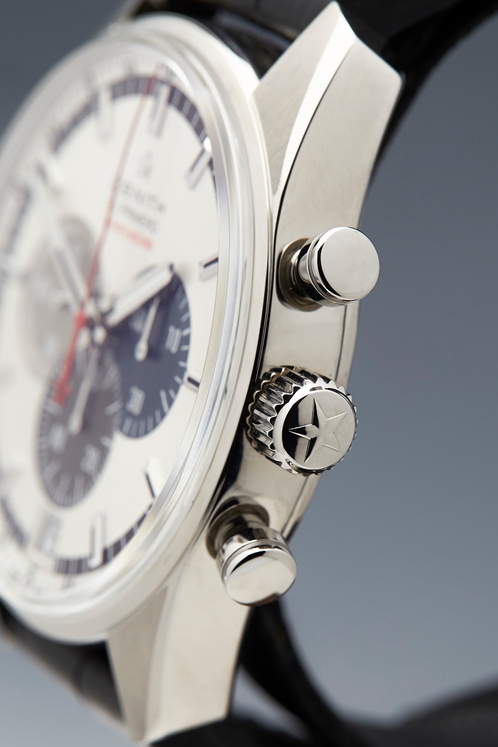 Men's Zenith Stainless Steel El Primero Automatic Wristwatch Ref 03.2041.4052/69.C496