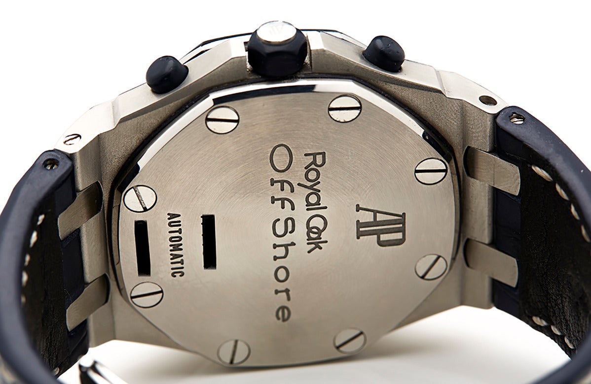 Audemars Piguet Stainless Steel Royal Oak Offshore Automatic Wristwatch 4