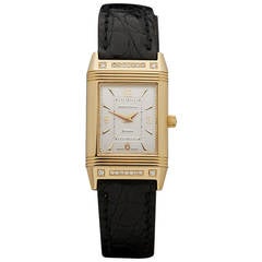 Jaeger-LeCoultre Yellow Gold Reverso Wristwatch Ref 260.1.86