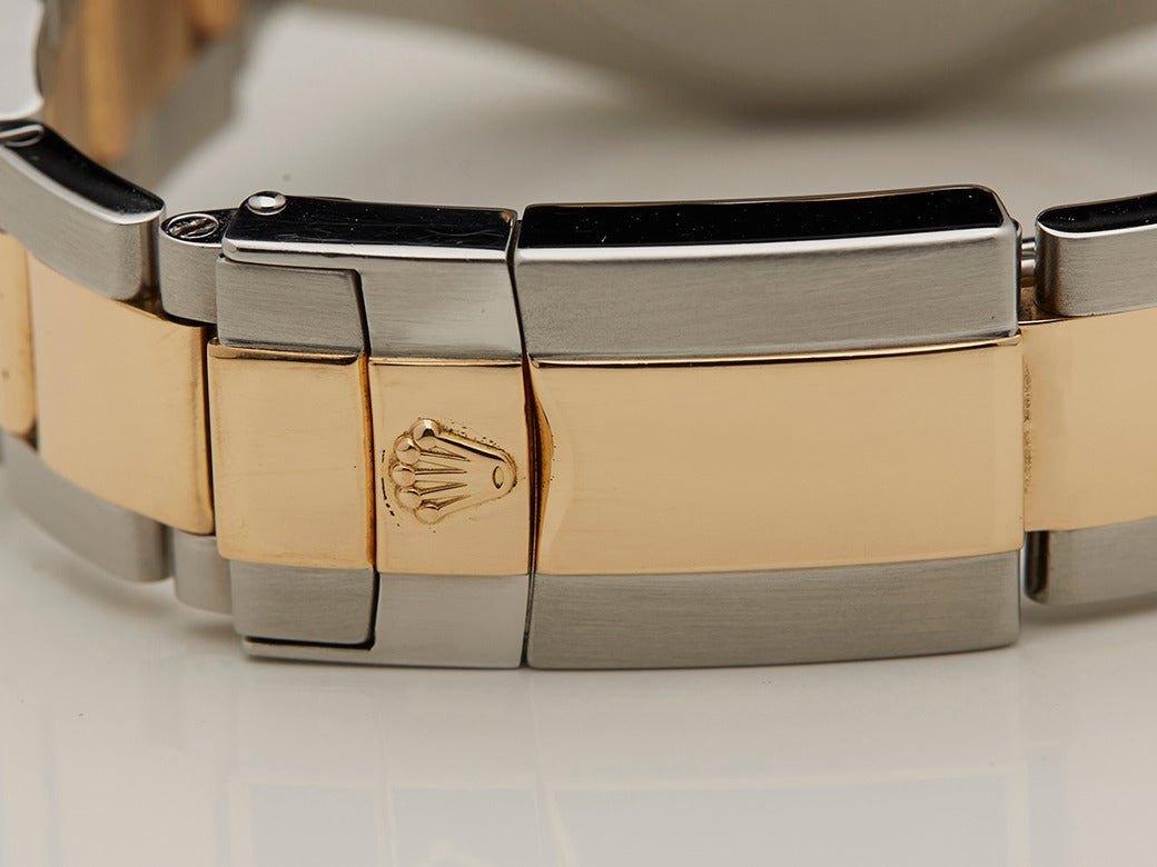 Rolex Yellow Gold Stainless Steel Daytona Automatic Wristwatch Ref 116523 3