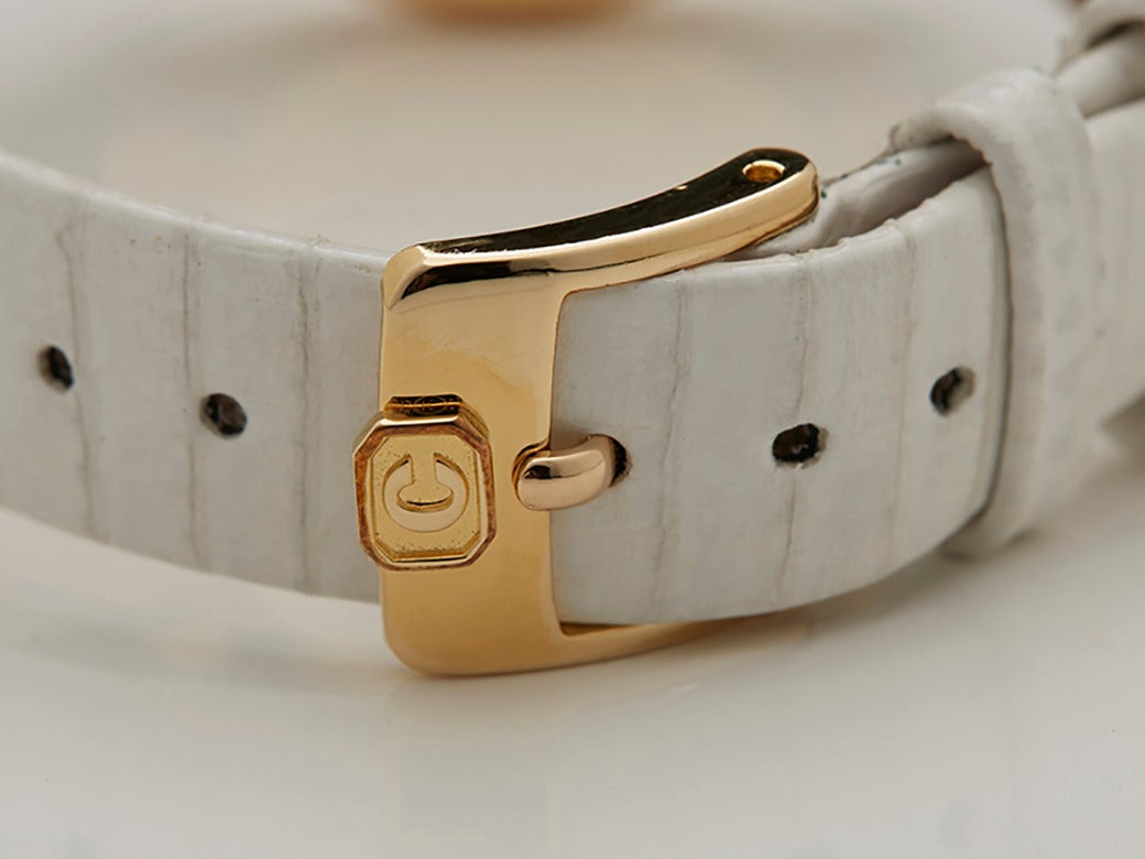 Chopard Yellow Gold Happy Sport Quartz Wristwatch 3