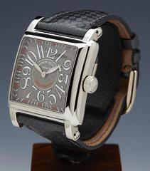 Franck Muller Stainless Steel Conquistador Cortez Carbone Ltd Ed Wristwatch