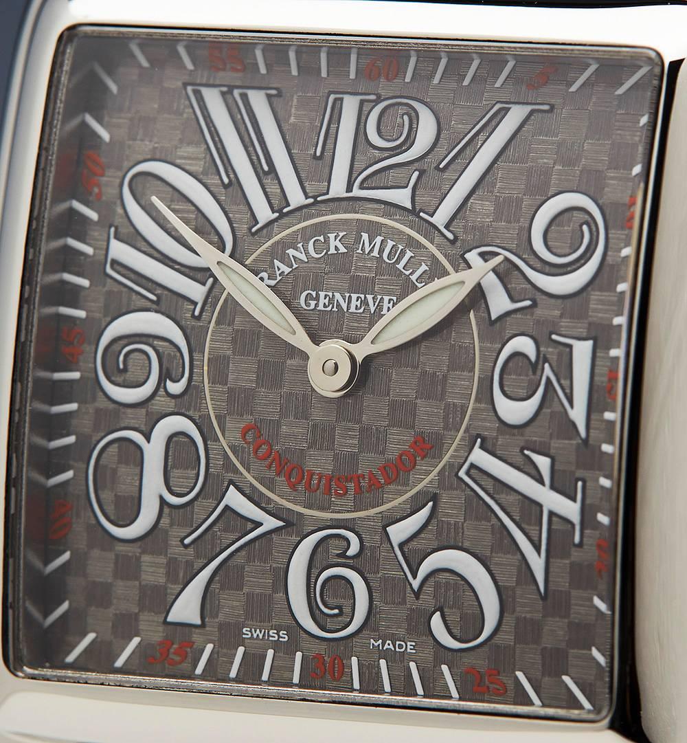 Moderne Montre-bracelet Franck Muller Conquistador Cortez Carbone en acier inoxydable édition limitée