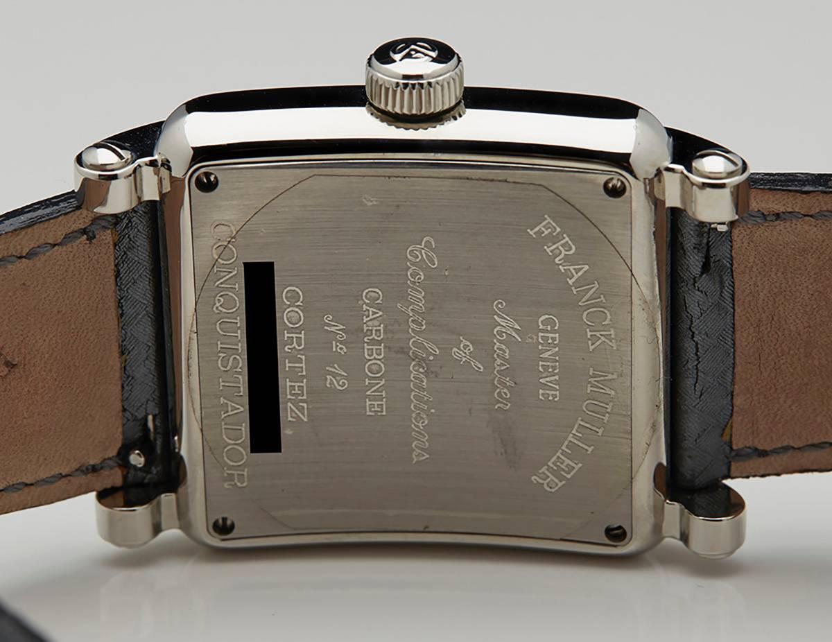 Montre-bracelet Franck Muller Conquistador Cortez Carbone en acier inoxydable édition limitée 3