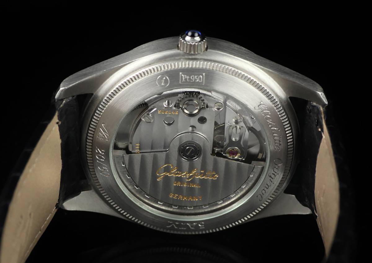 Glashutte Platinum Senator Limited Edition Watch 5