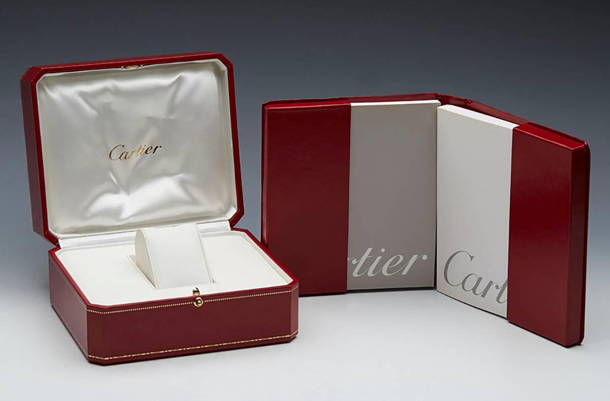 Cartier Lady's Yellow Gold Stainless Steel Santos Automatic Wristwatch  5