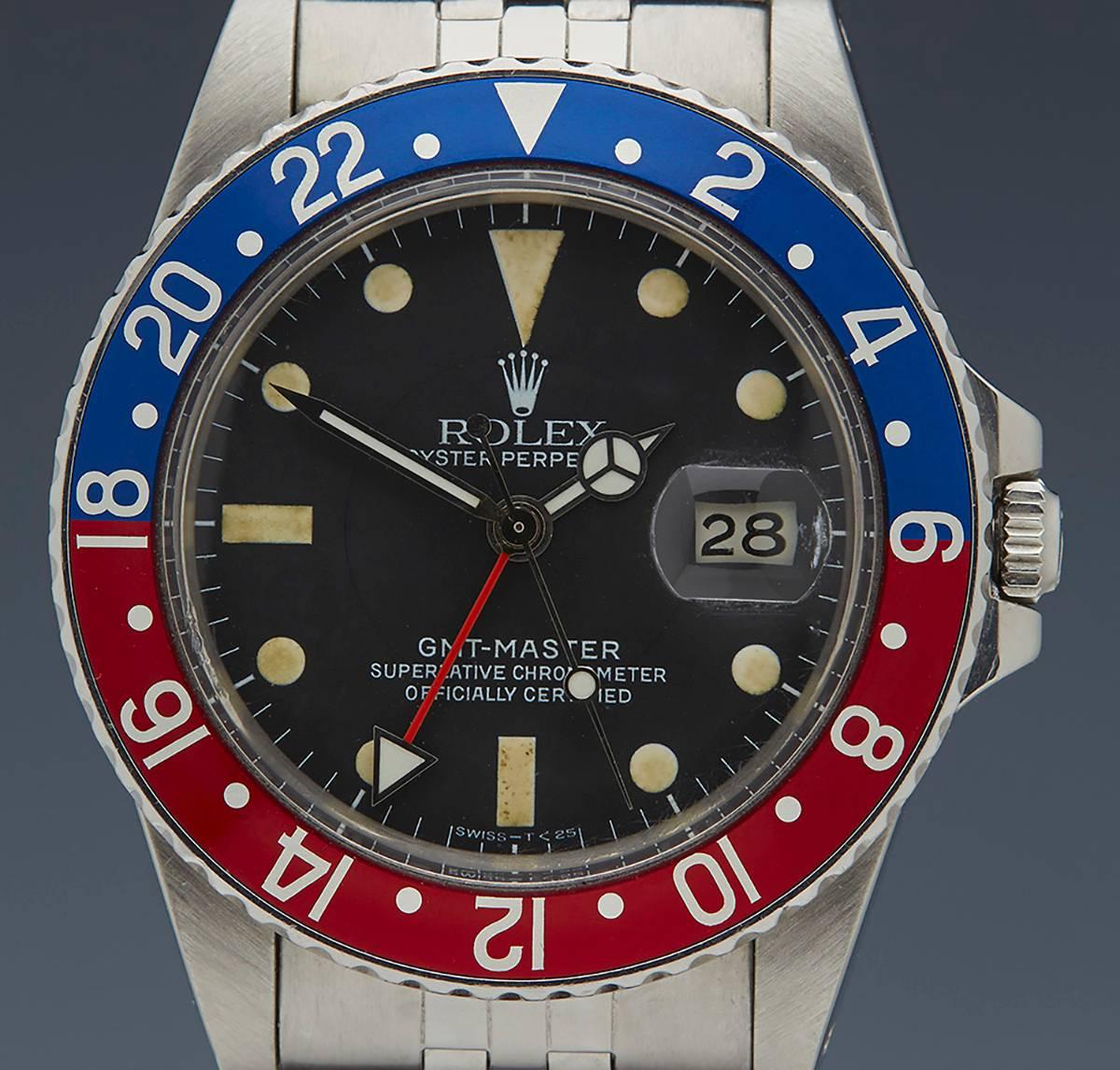 Specifications

Movement: Automatic
Case: Stainless Steel
Case Diameter: 40mm
Dial: Black
Bracelet: Stainless Steel Jubilee (Oyster Bracelet also included)
Strap Length: Adjustable up to 18cm
Strap Width: At Case 20mm / At Buckle
