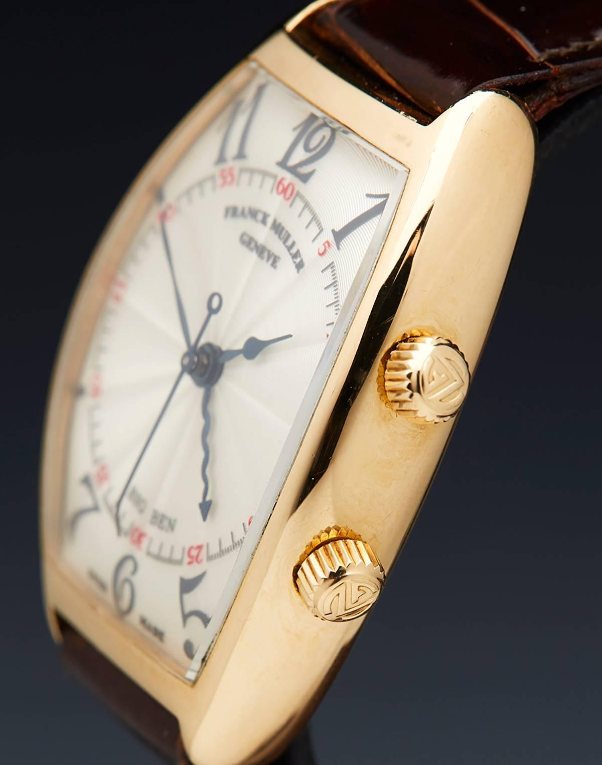 Franck Muller Yellow Gold Big Ben Automatic Wristwatch Ref 2851 AL In Excellent Condition In Bishop's Stortford, Hertfordshire