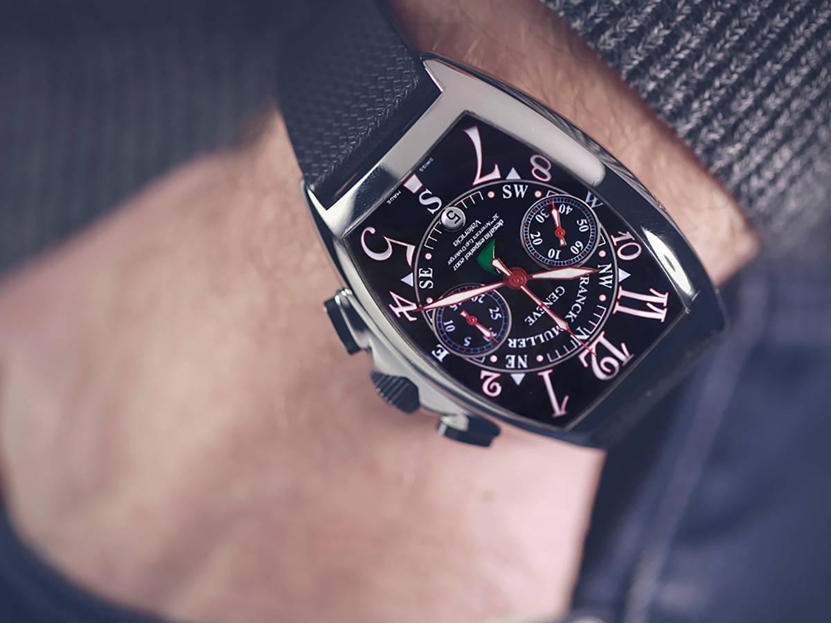 2011 Franck Muller Stainless Steel Mariner Americas Cup Limited Chronograph Mens 6