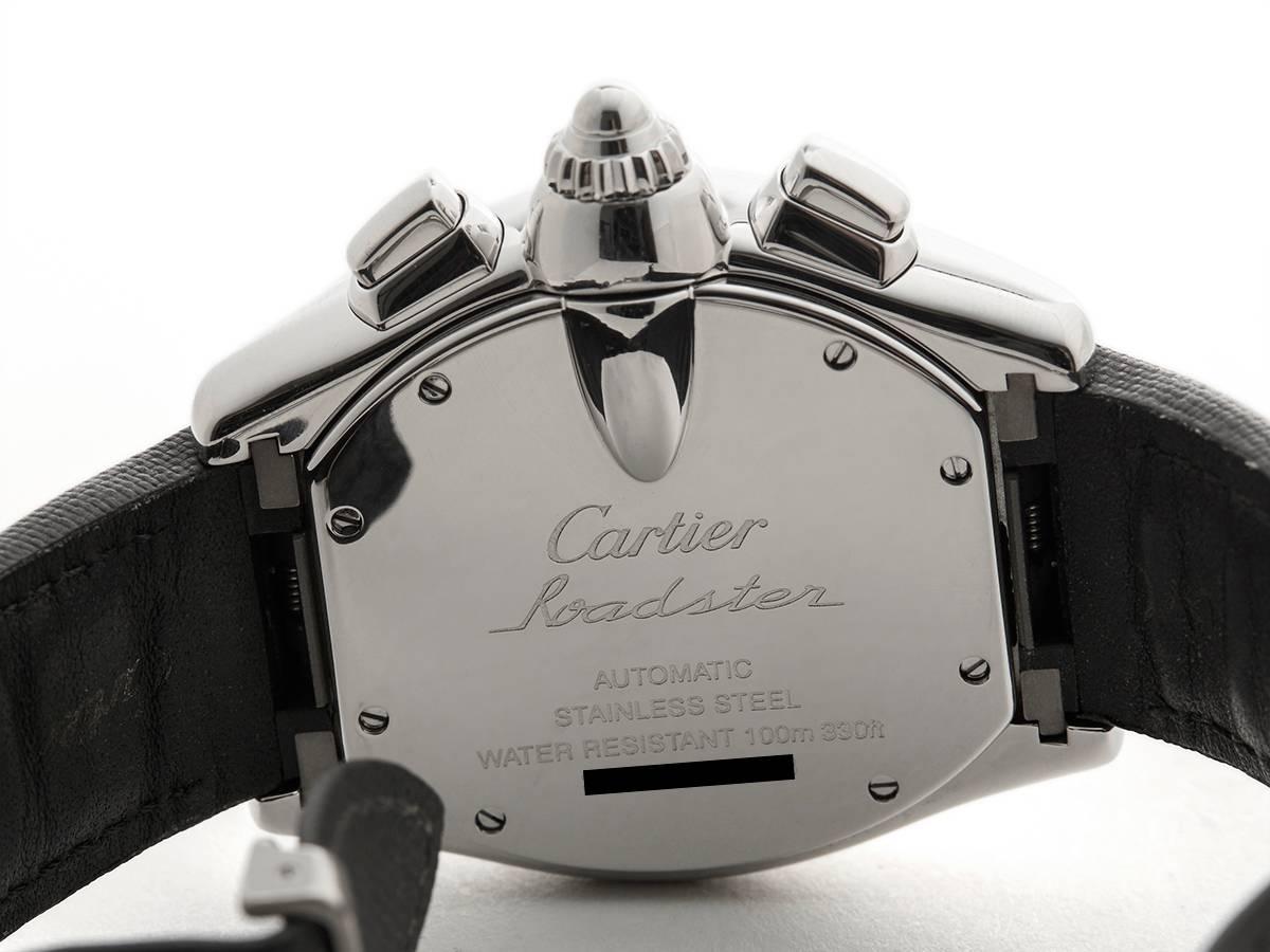 Cartier Stainless Steel Roadster Automatic Wristwatch 2618  4