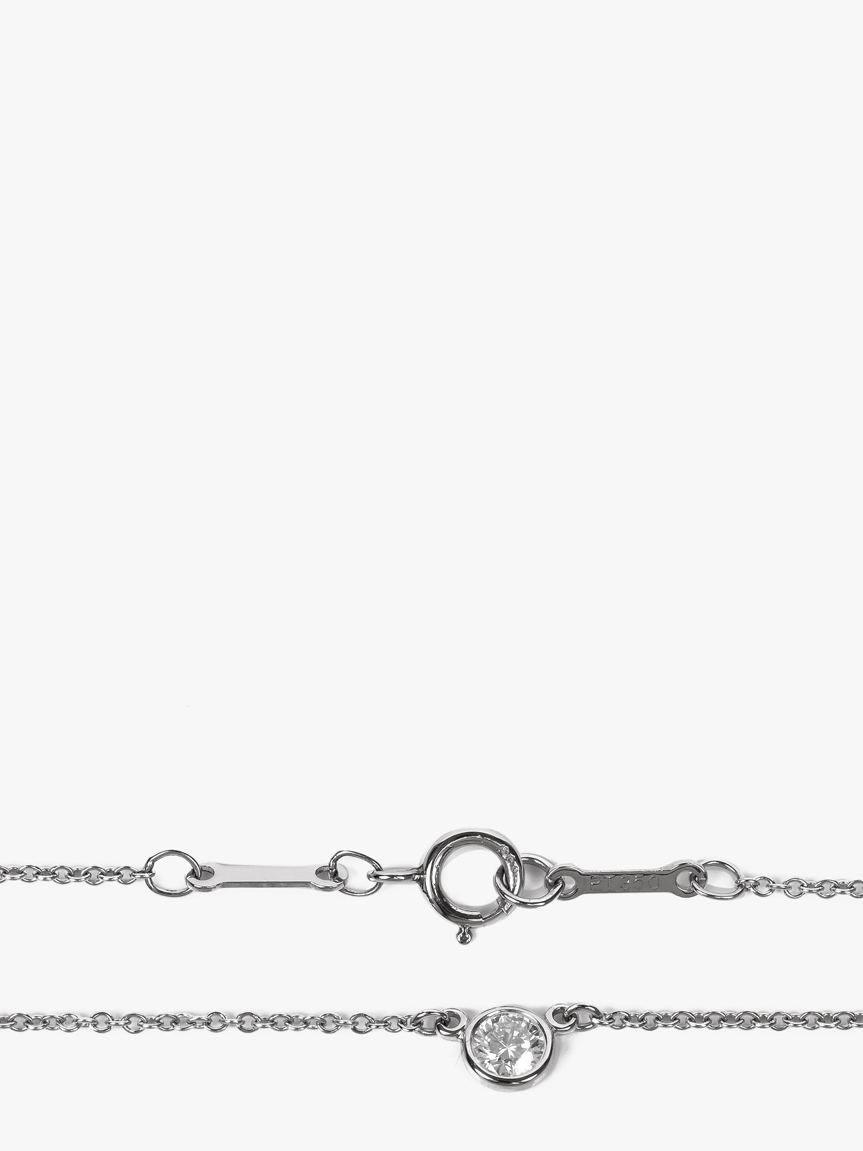 Tiffany & Co. Collier de diamants en platine à l'unité Excellent état - En vente à Bishop's Stortford, Hertfordshire