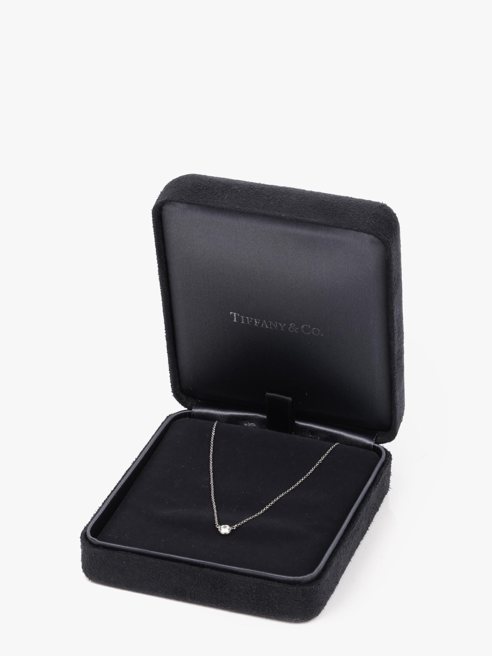 Tiffany & Co. Collier de diamants en platine à l'unité Unisexe en vente