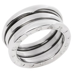 Bulgari 18ct Weißgold Drei Reihen B.zero1 Ring