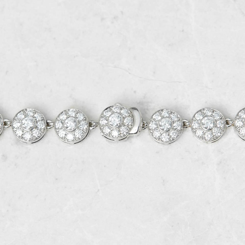 Tiffany & Co. Platinum 9.20 Carat Round Brilliant Cut Diamond Circlet Necklace In Excellent Condition In Bishop's Stortford, Hertfordshire