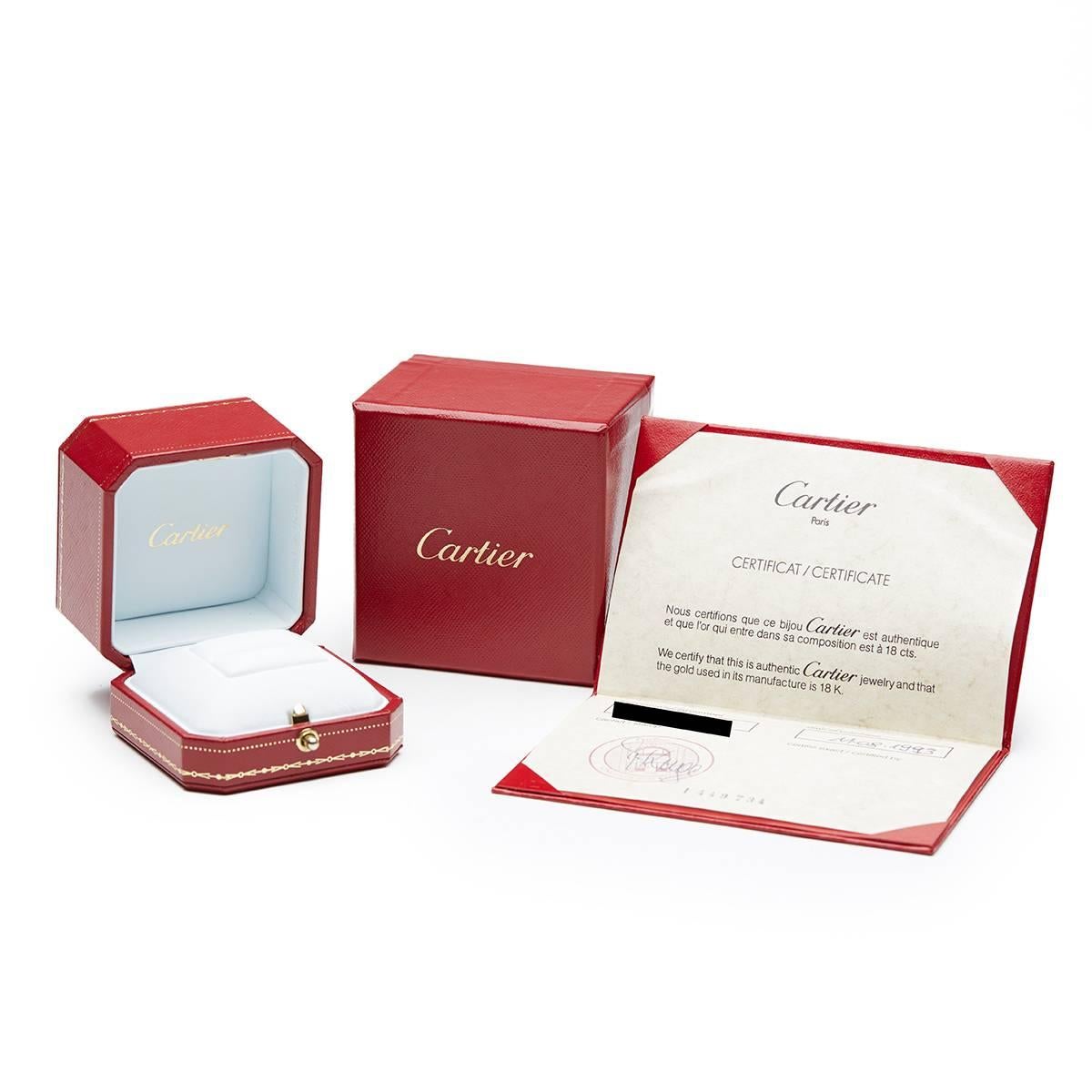 Cartier 1.37 Carat Sapphire 0.50 Carat Diamond Gold Ring 3