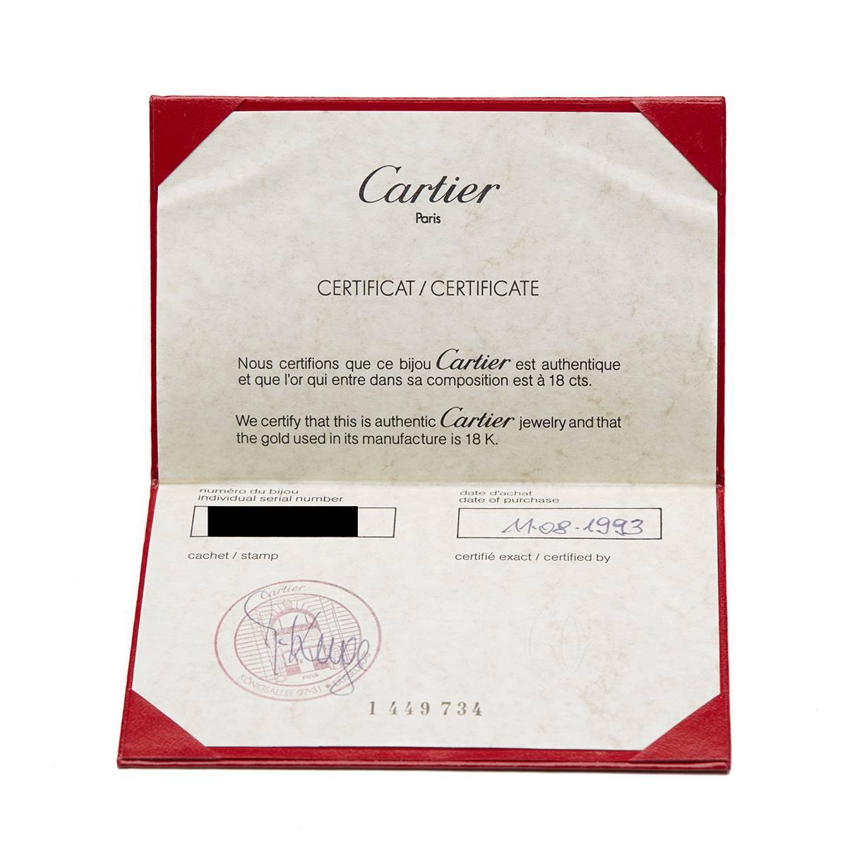 Cartier 1.37 Carat Sapphire 0.50 Carat Diamond Gold Ring 4