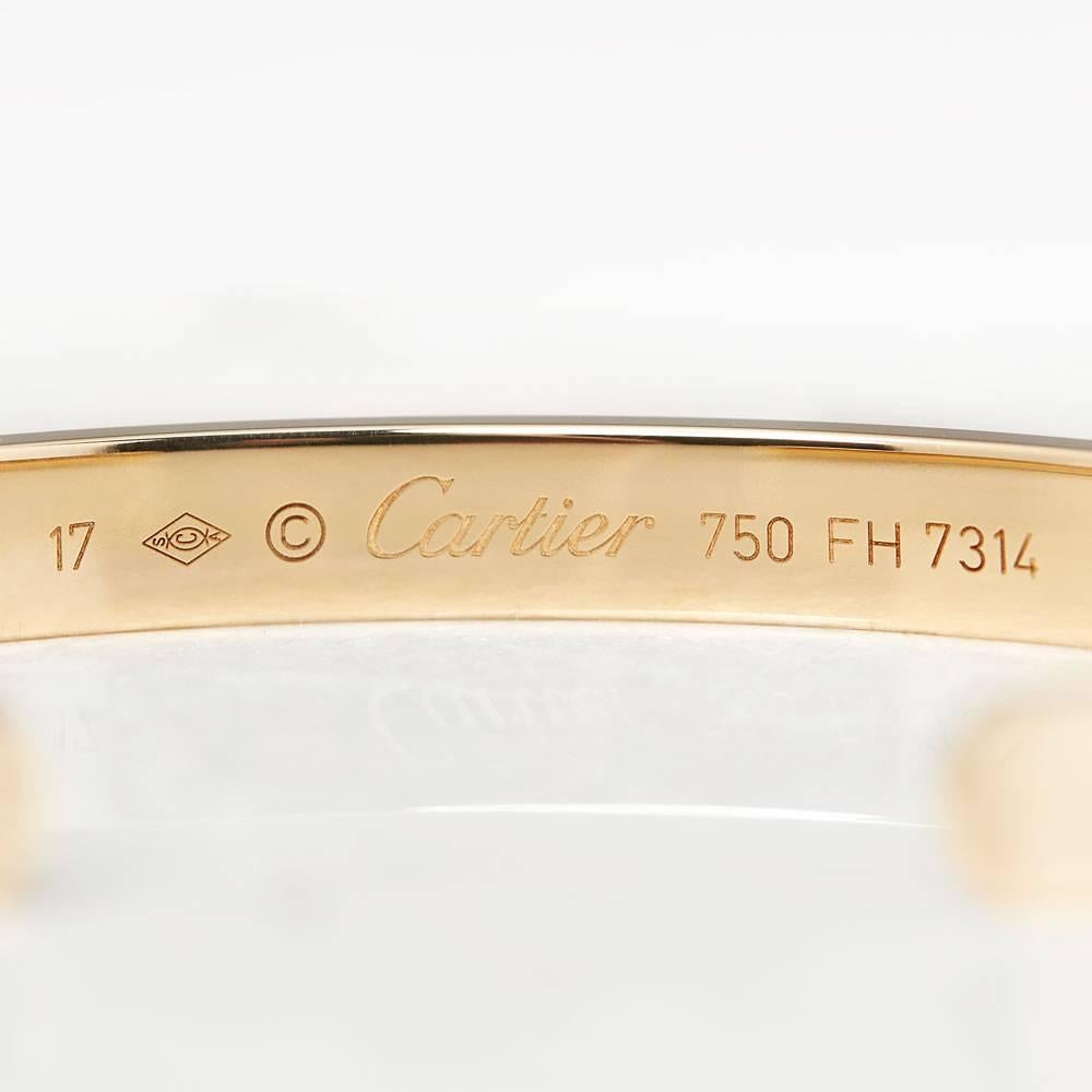 cartier love bracelet open cuff