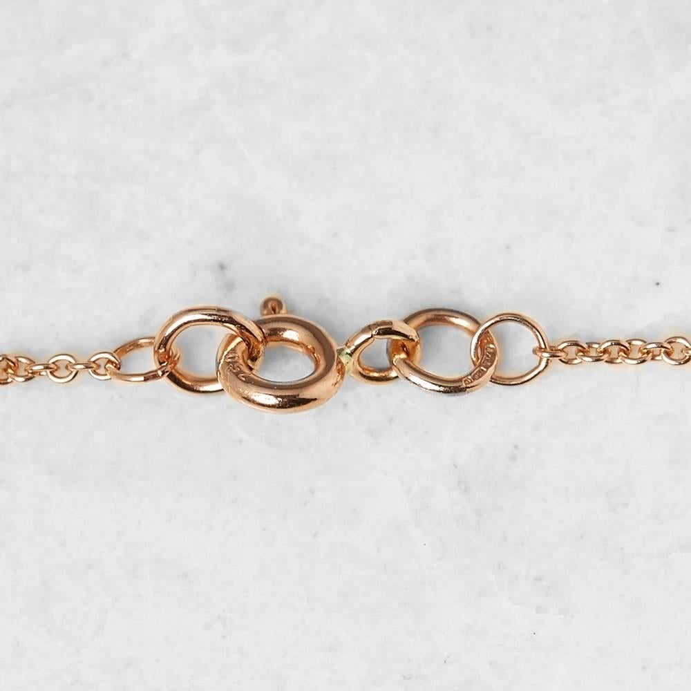 Women's Tiffany & Co. Rose Gold Key Pendant Necklace