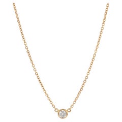 Colgante de Tiffany & Co. de 0,12 ct con diamantes en oro amarillo de 18 quilates, «by the Yard»