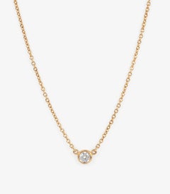 Colgante de Tiffany & Co. de 0,12 ct con diamantes en oro amarillo de 18 quilates, «by the Yard»