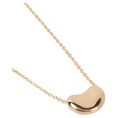 Tiffany & Co. 18ct Yellow Gold Elsa Peretti 11mm Bean Design Pendant