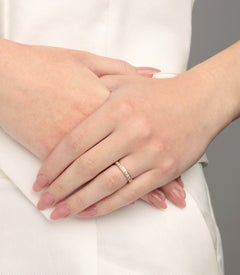 Tiffany & Co. Brilliant Cut Diamond 18ct Yellow Gold 3mm Half Eternity Ring