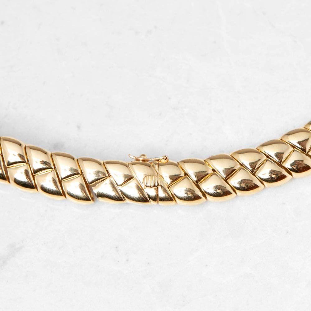 Women's or Men's Van Cleef & Arpels Diamond Gold Necklace