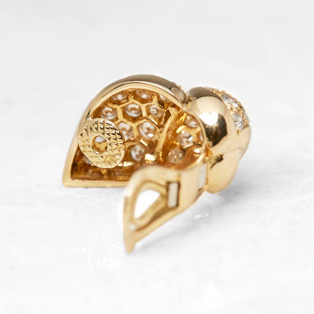 Van Cleef & Arpels Diamond Gold Earrings 2