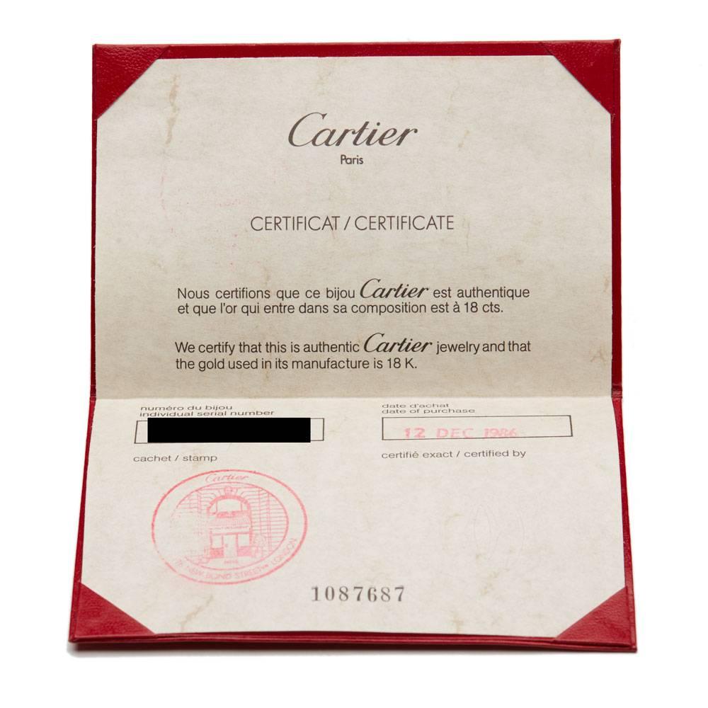 Cartier Gold Love Cufflinks 3