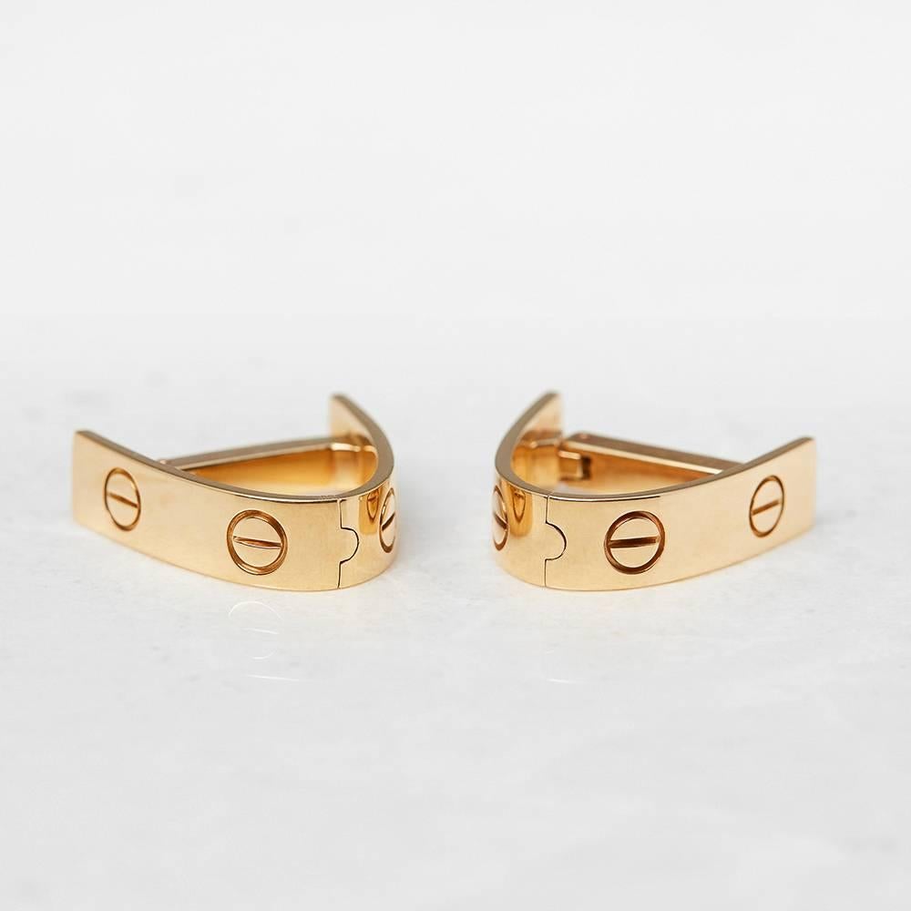 cartier love cufflinks