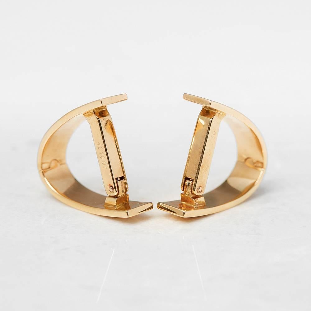 cartier cufflinks gold