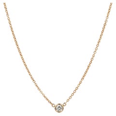 Tiffany & Co. 0.12ct 18ct Yellow Gold Elsa Peretti Diamonds by the Yard Pendant