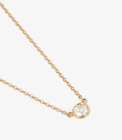Tiffany & Co. 0.21ct 18ct Yellow Gold Elsa Peretti Diamonds by the Yard Pendant