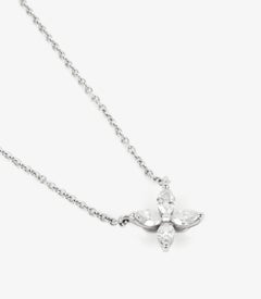 Tiffany & Co. Kleiner Victoria-Anhänger aus Platin mit Marquise-Schliff