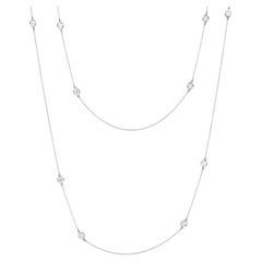 Tiffany & Co. 3.71ct Diamond Platinum Diamonds by the Yard Sprinkle Necklace