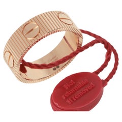 Cartier 18ct Rose Gold Love Unlimited Ring