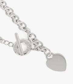Tiffany & Co. Sterling Silver Heart Tag Toggle Necklace