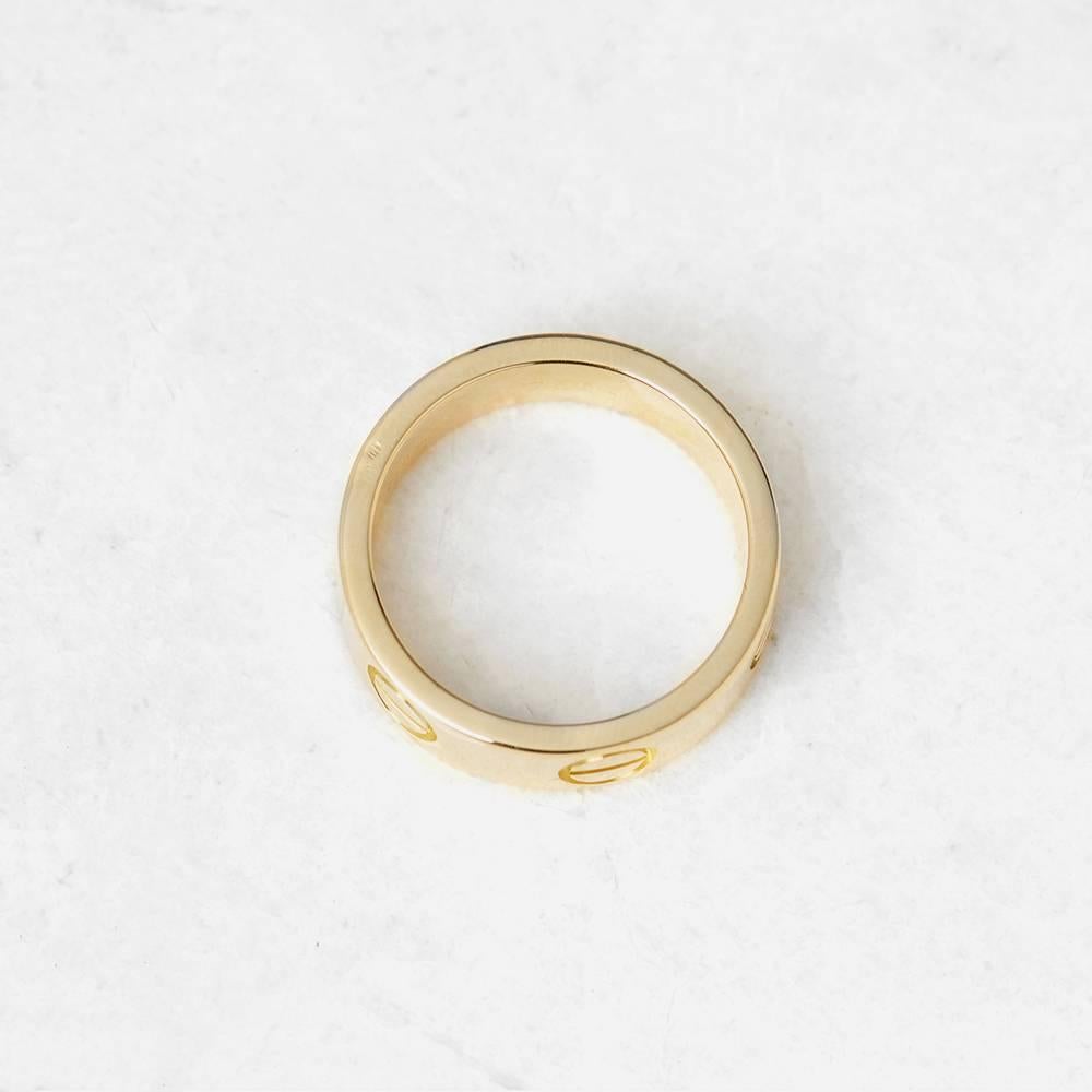 Cartier Yellow Gold Love Ring 1
