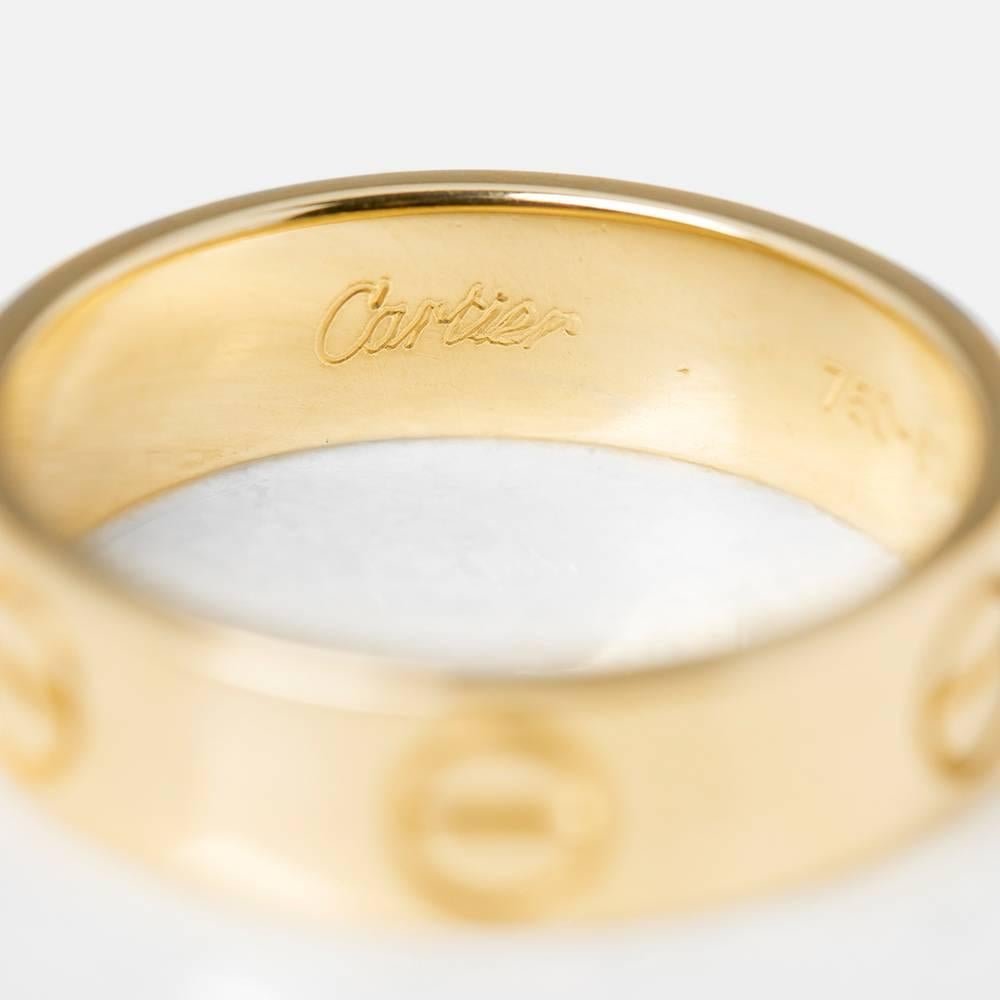 Cartier Yellow Gold Love Ring 2