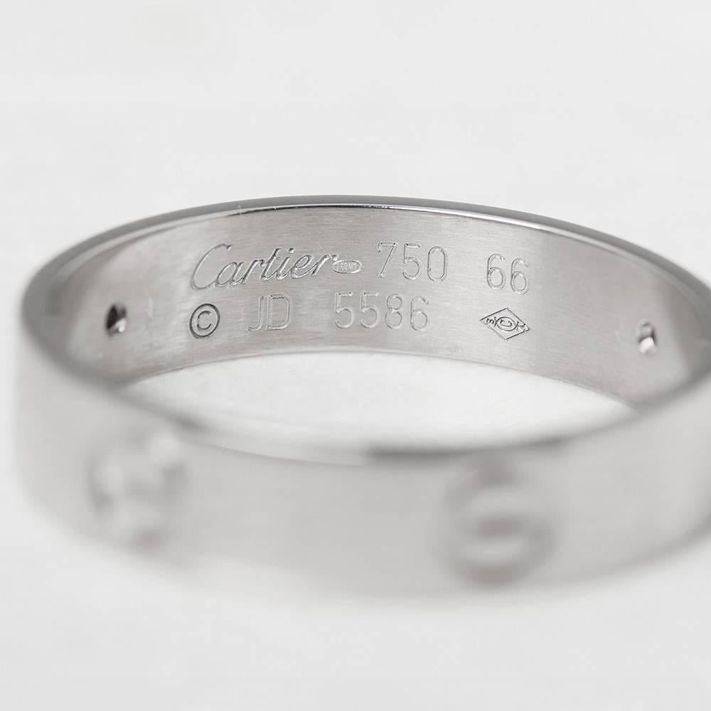 Cartier White Gold Love Ring 2