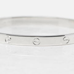 Cartier White Gold Love Bangle