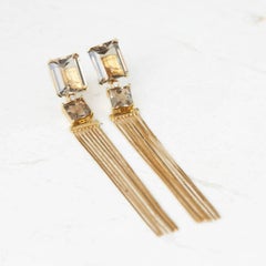 Carla Amorim Smoky Quartz Gold Earrings