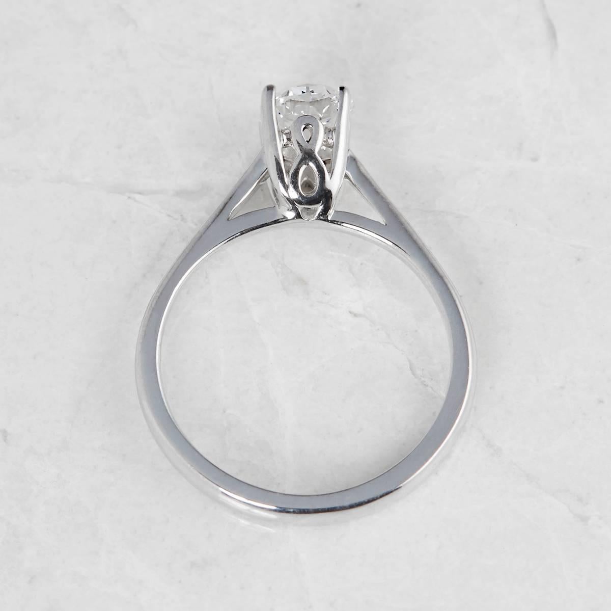 Diamond White Gold Engagement Ring 1
