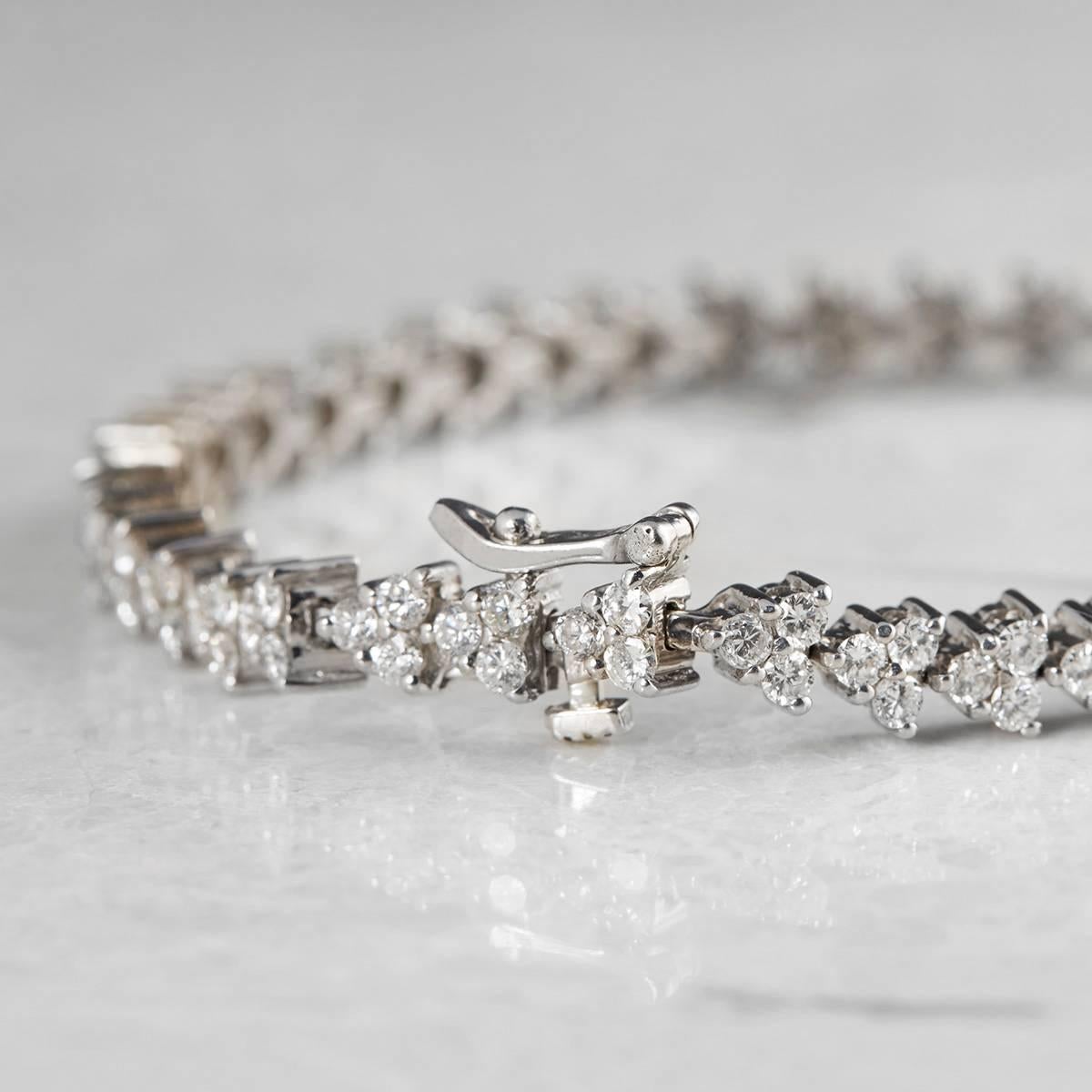 Women's Diamond White Gold Bracelet